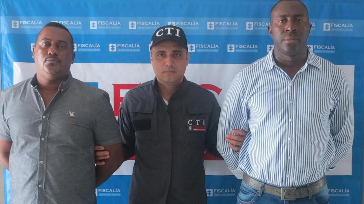 Las dos personas capturadas en este caso.