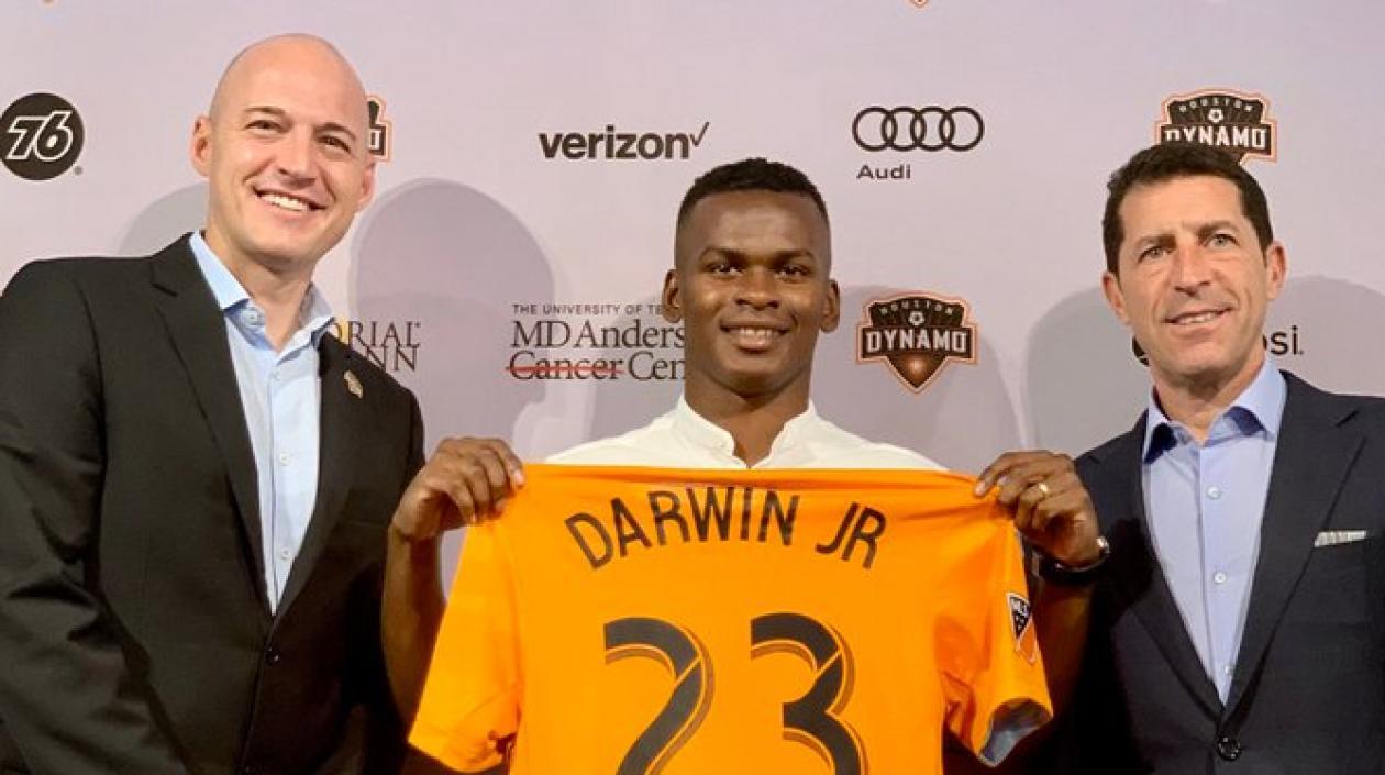 El delantero colombiano Darwin Quintero.