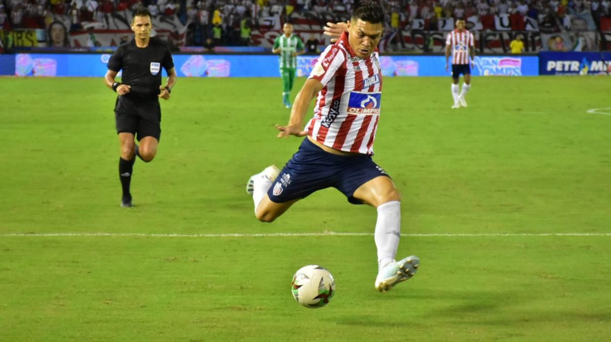 Teófilo Gutiérrez, delantero de Junior. 