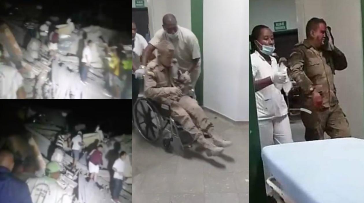 Estación fue atacada con explosivos en el Cauca.