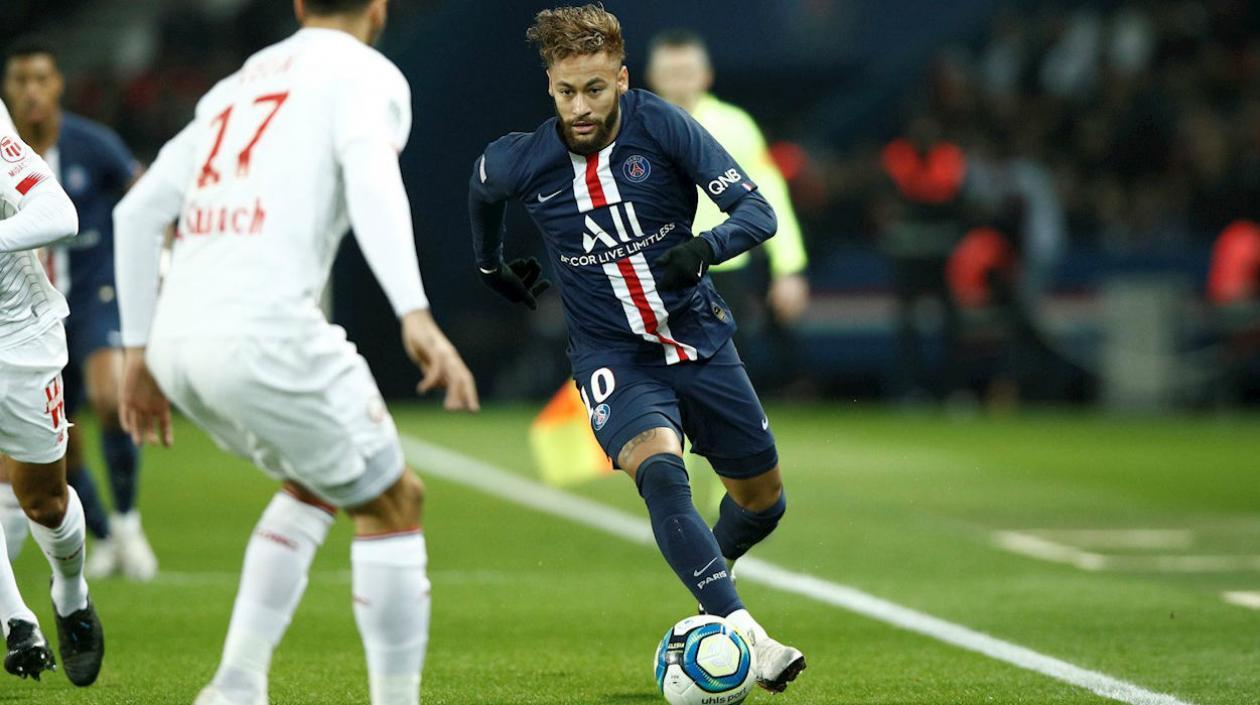 Neymar, delantero brasileño. 