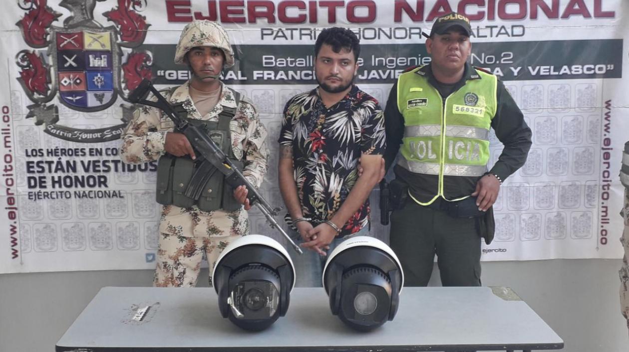 El capturado fue conducido a la URI de la Fiscalía.