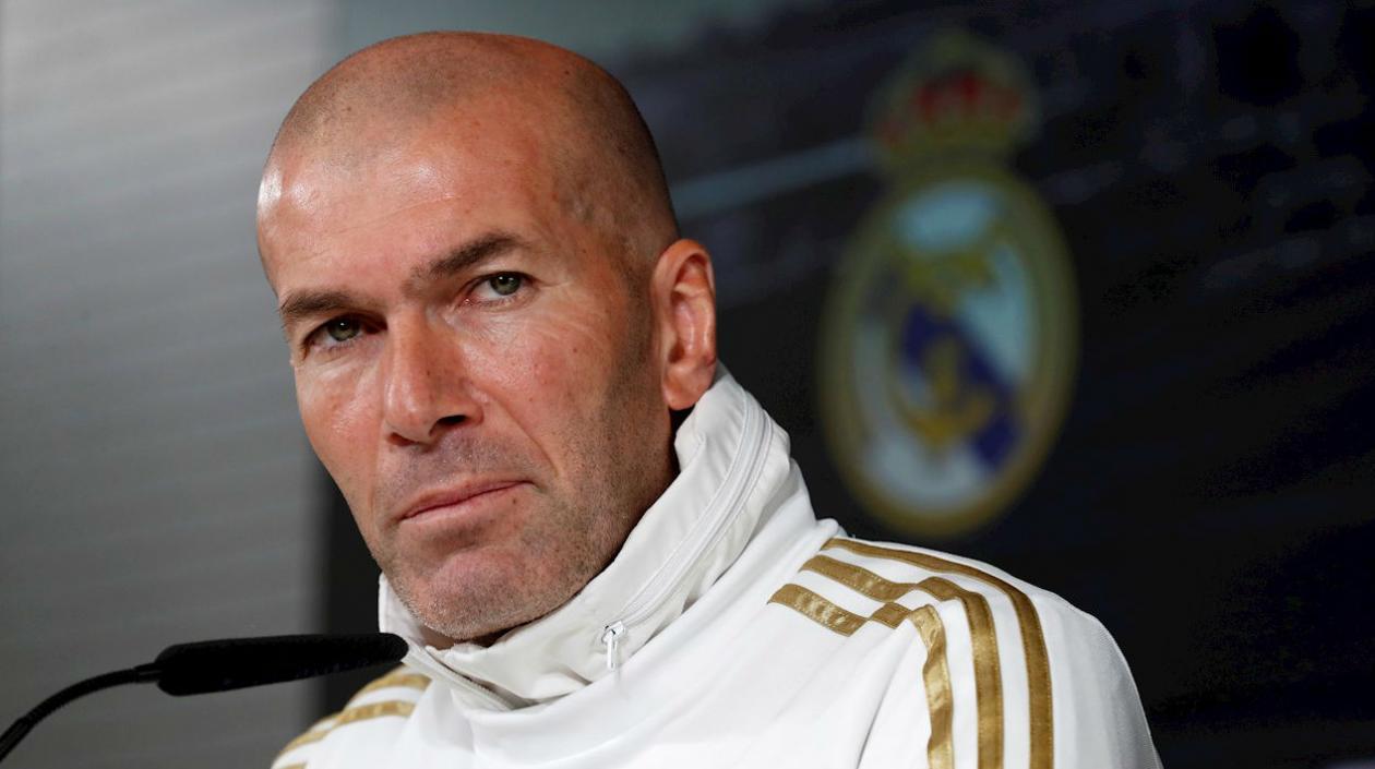 Zinedine Zidane, técnico del Real Madrid. 