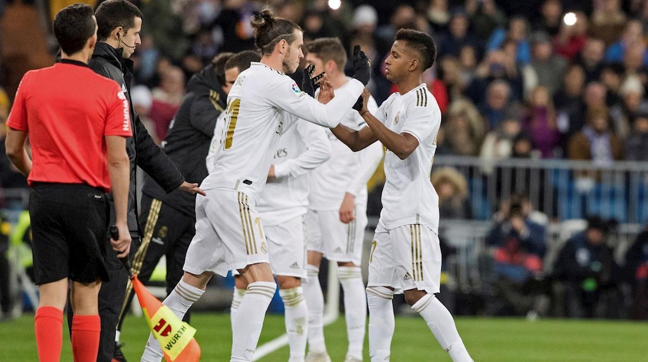 Momento en el que ingresó Gareth Bale.