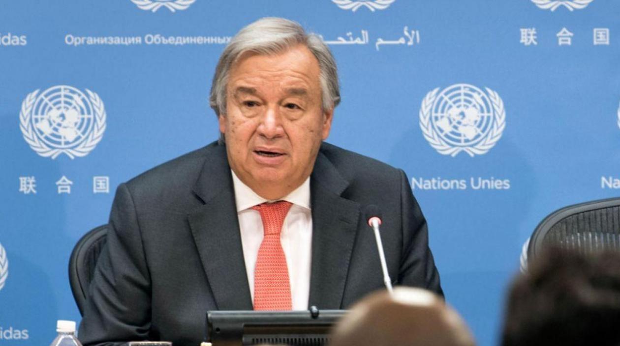 El secretario general de la ONU, António Guterres.