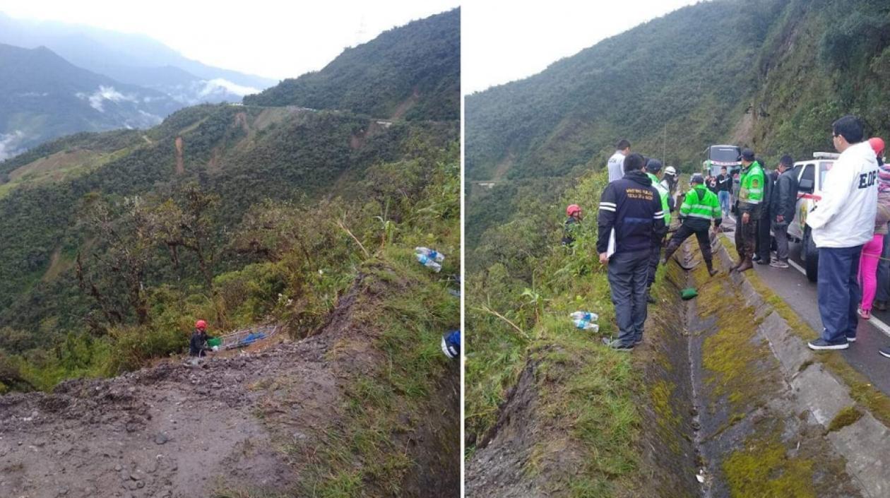 Las causas del accidentes pueden deberse a un exceso de velocidad, unido a las condiciones climáticas.