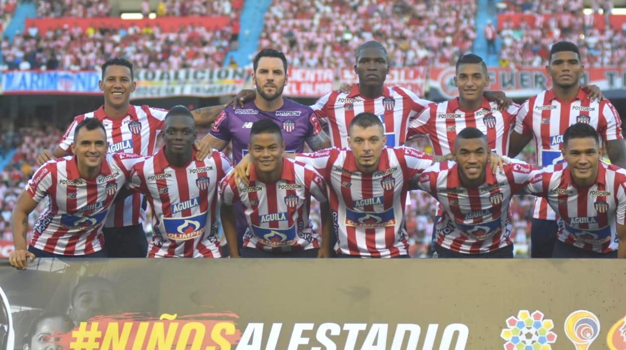 La más reciente nómina titular juniorista.