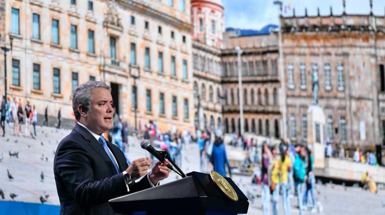 Iván Duque, presidente.