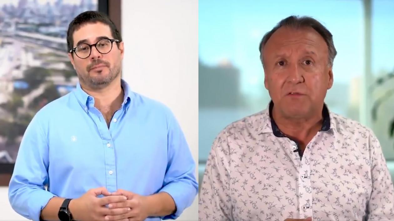 Clemente Fajardo y Alexander Moscoso