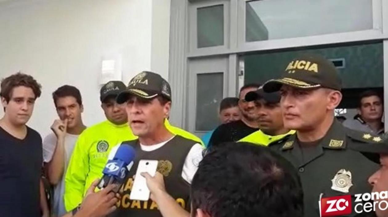 'Fito' Acosta el día que fue liberado el 1 de septiembre.