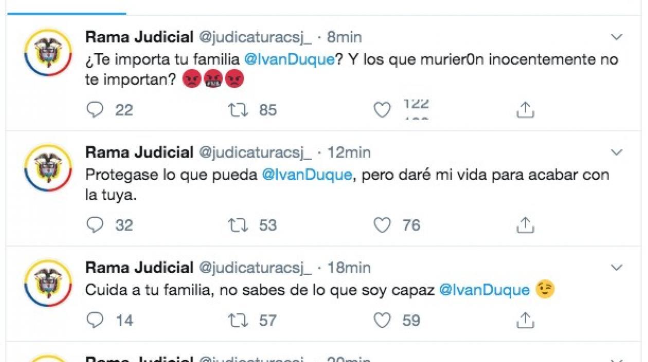 Los mensajes al Presidente Iván Duque.