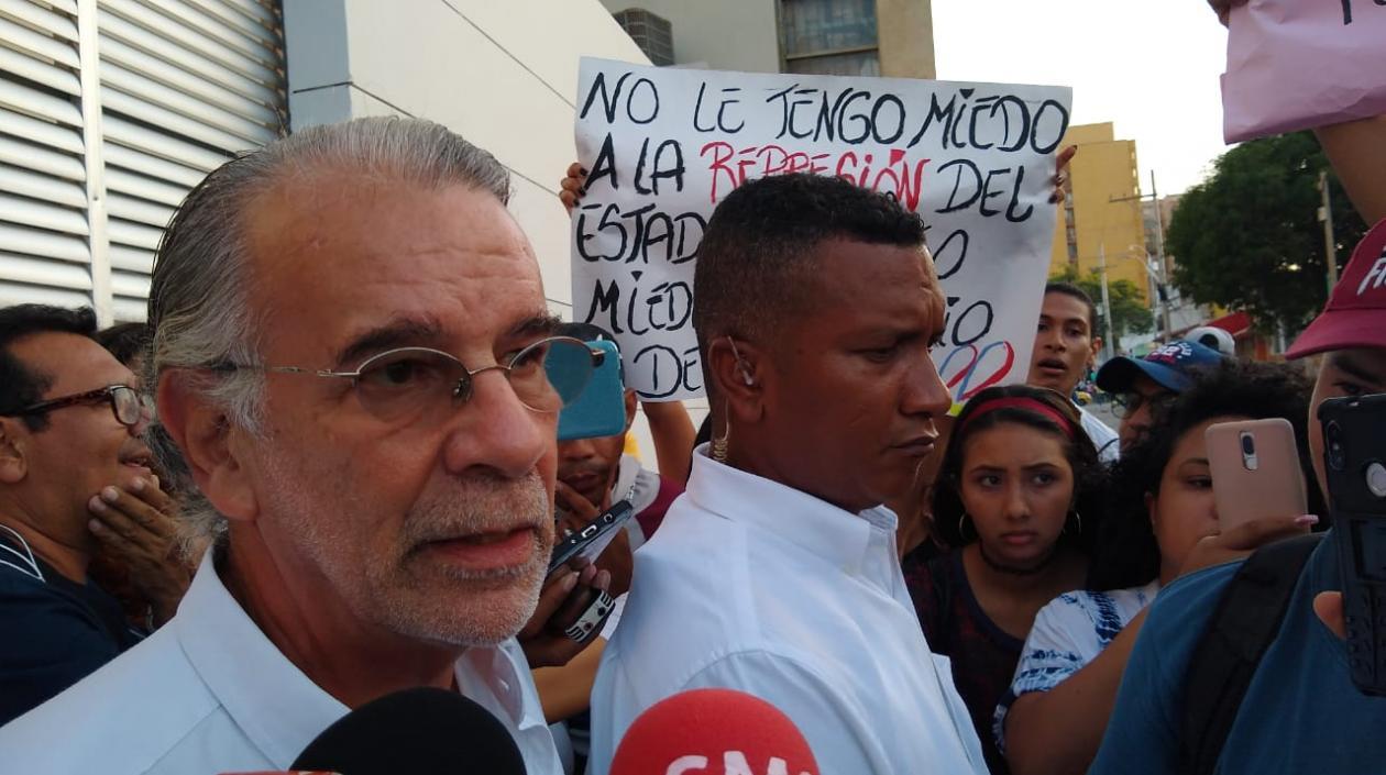 El Gobernador del Atlántico, Eduardo Verano.