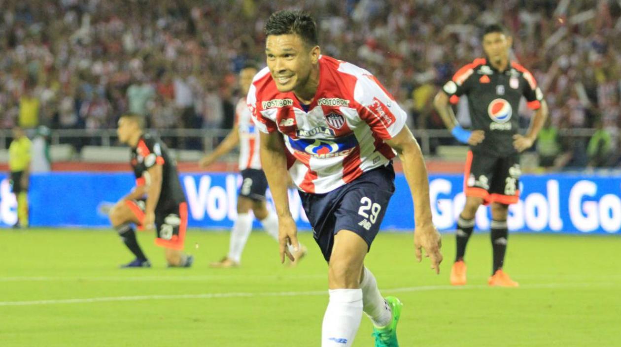 Teófilo Gutiérrez, delantero de Junior. 