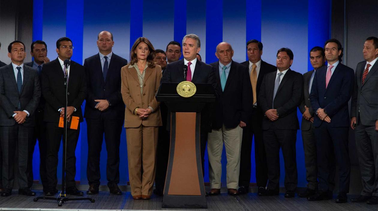 El Presidente de la República, Iván Duque.