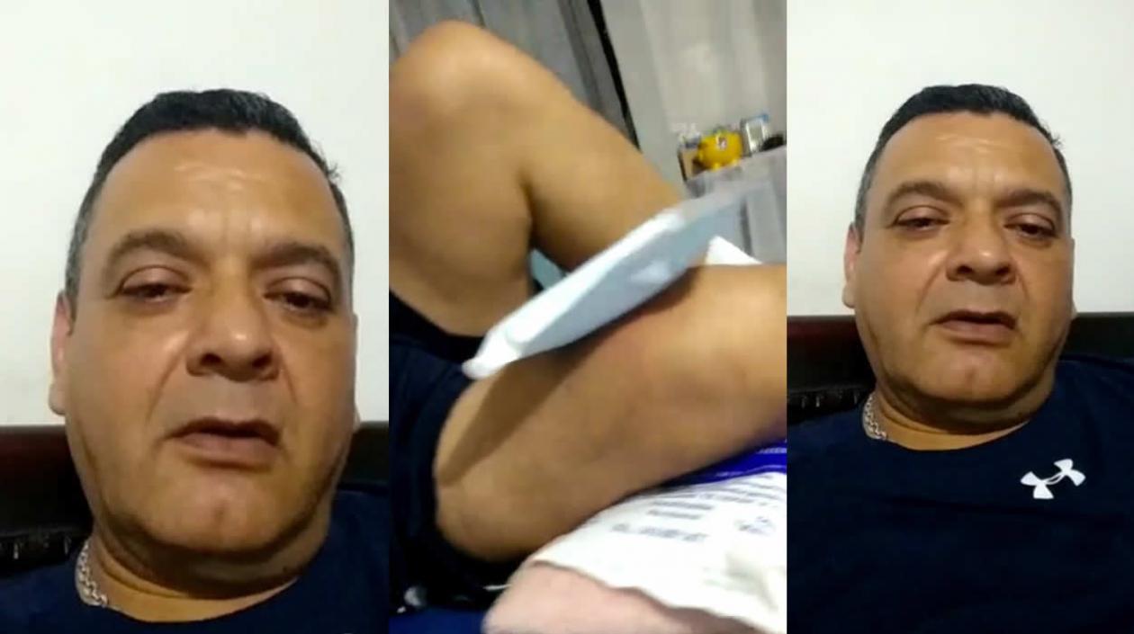 Jairo Colmenares Martínez, viviendo el drama.