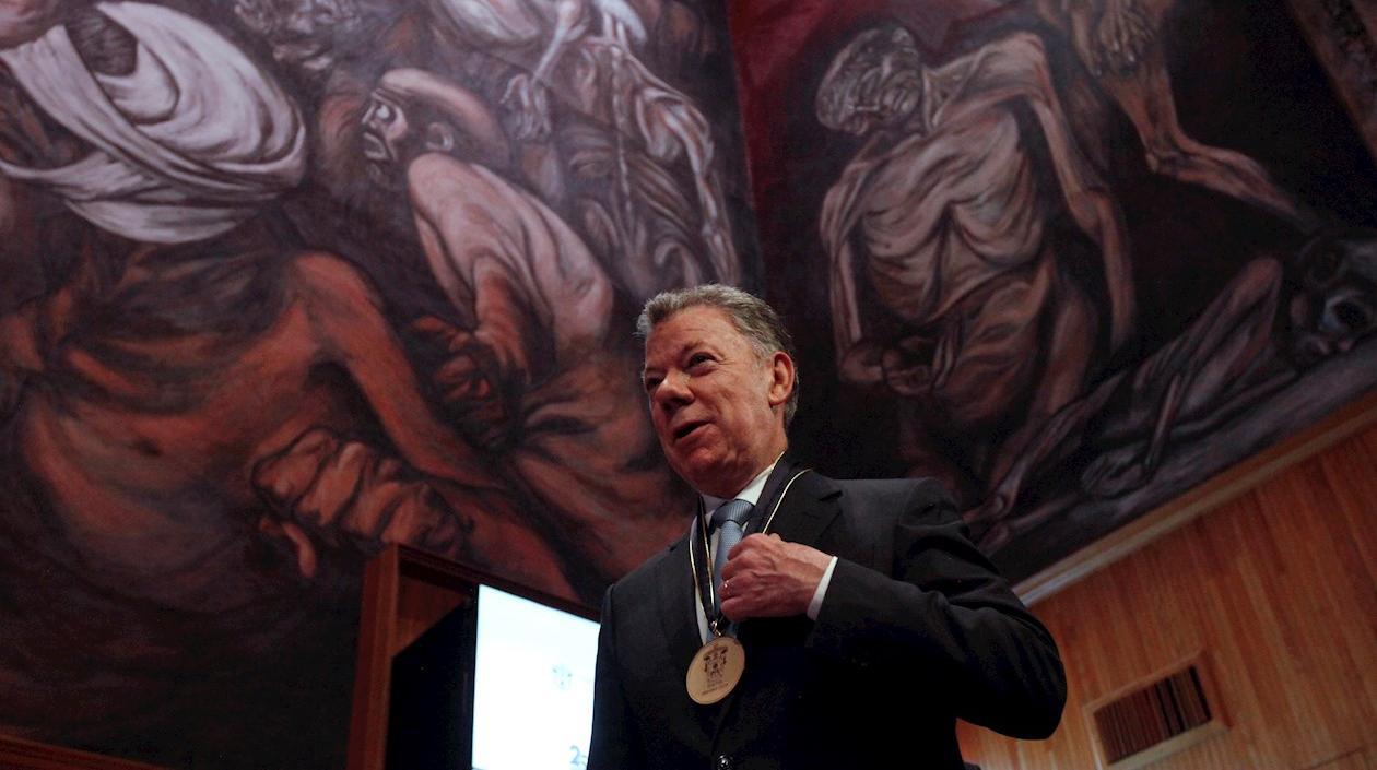El expresidente Juan Manuel Santos.