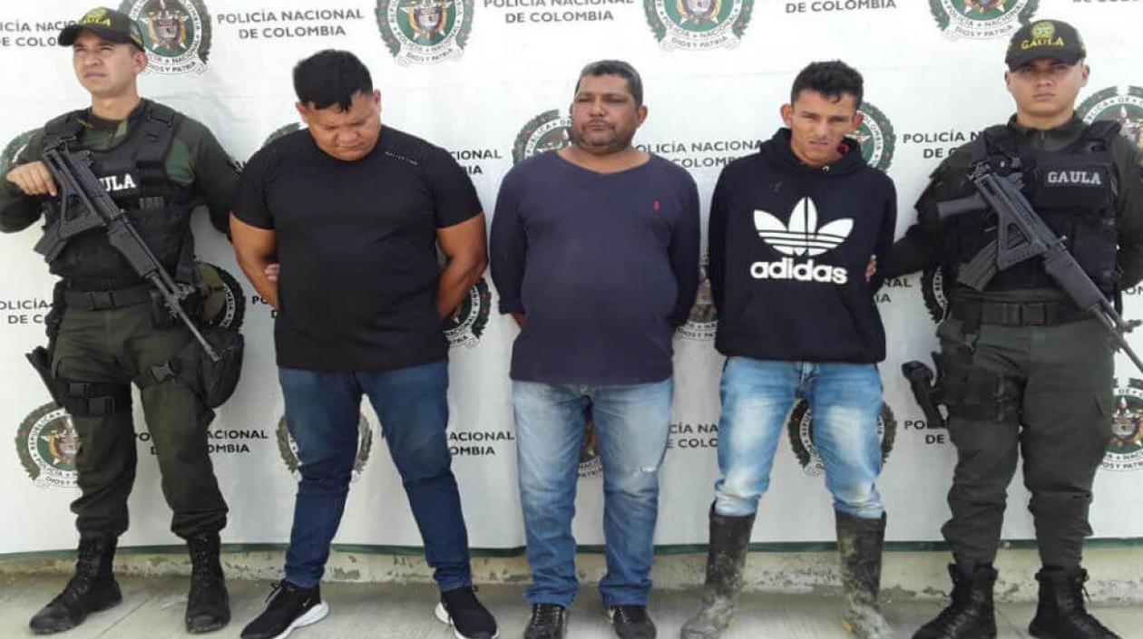 John Jairo Esquivel, alias 'El Tigre' (izquierda).