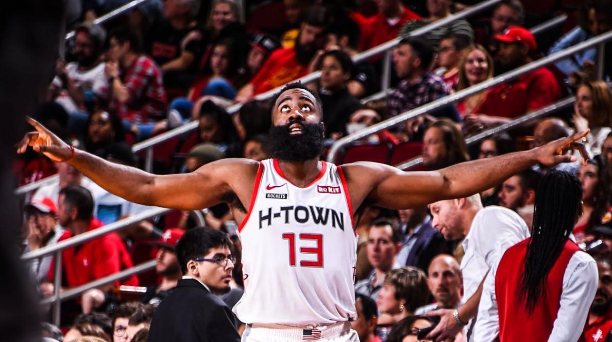 James Harden, jugador de los Rockets. 