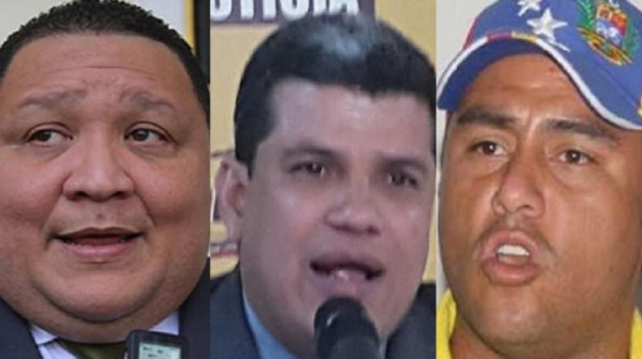 José Brito, Luis Parra y Conrado Pérez.