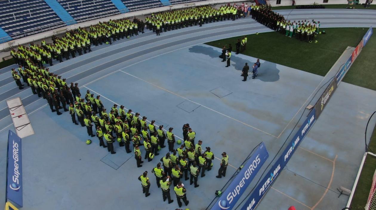 Los uniformados que estarán durante la final.