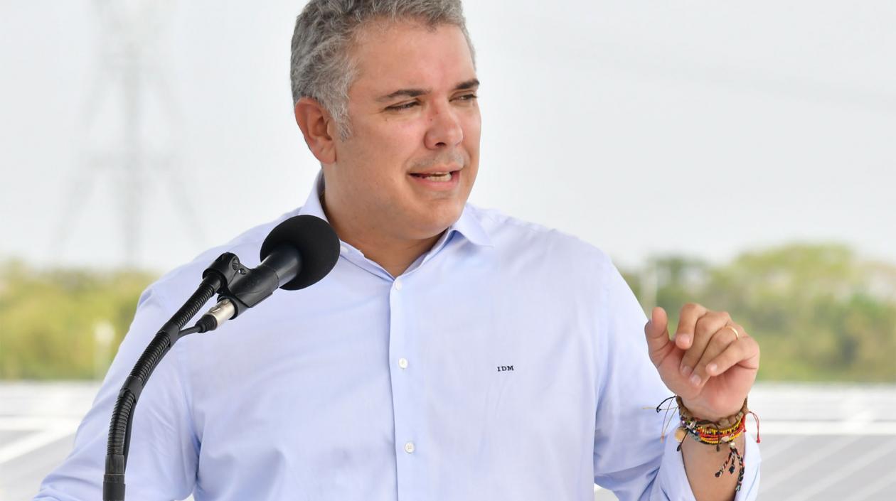Presidente Duque en Barrancominas.