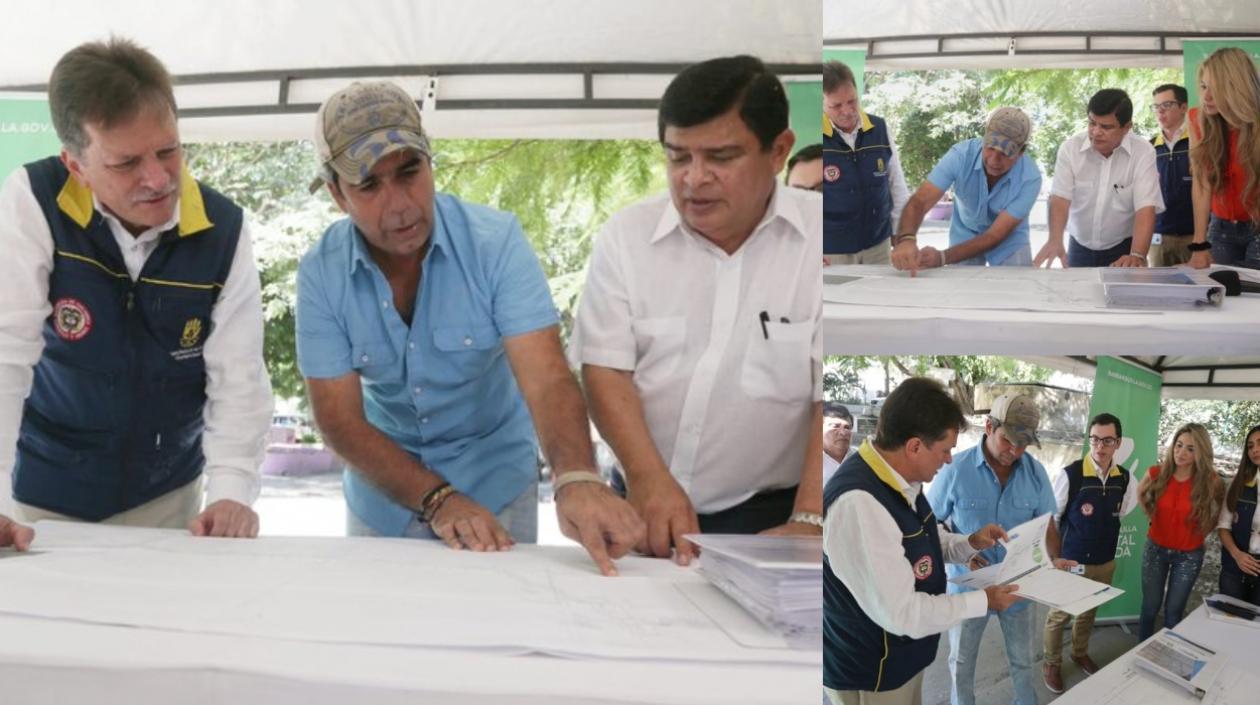 Eduardo González, Alejandro Char, Rafael Lafont y Ana María Aljure.