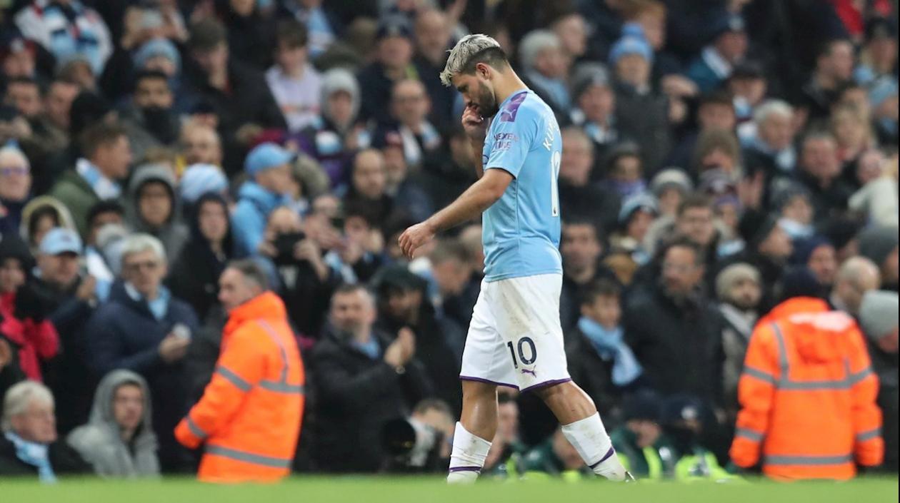 El lamento de Sergio 'Kun' Agüero.