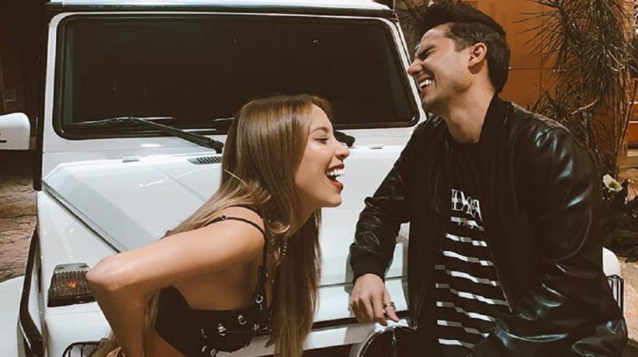 La youtuber Luisa Fernanda W y el cantante Pipe Bueno.