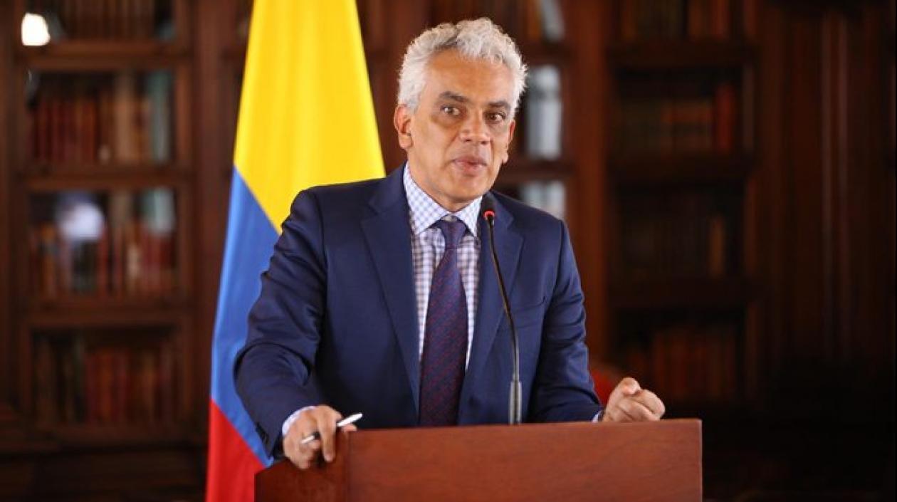 El ministro de Ambiente y Desarrollo Sostenible, Ricardo Lozano.