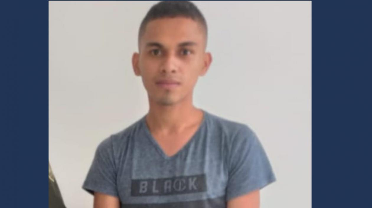 Óscar Daniel Ramírez López, capturado por homicidio.