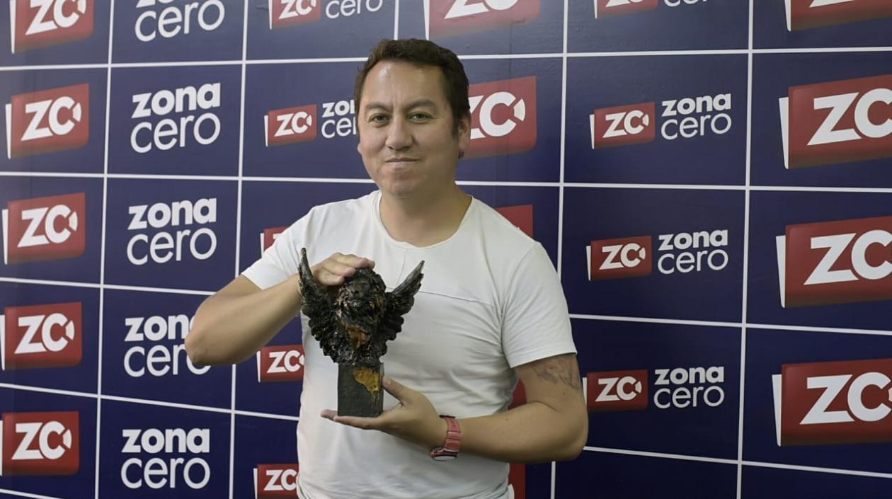 Óscar Rodríguez, artista plástico.