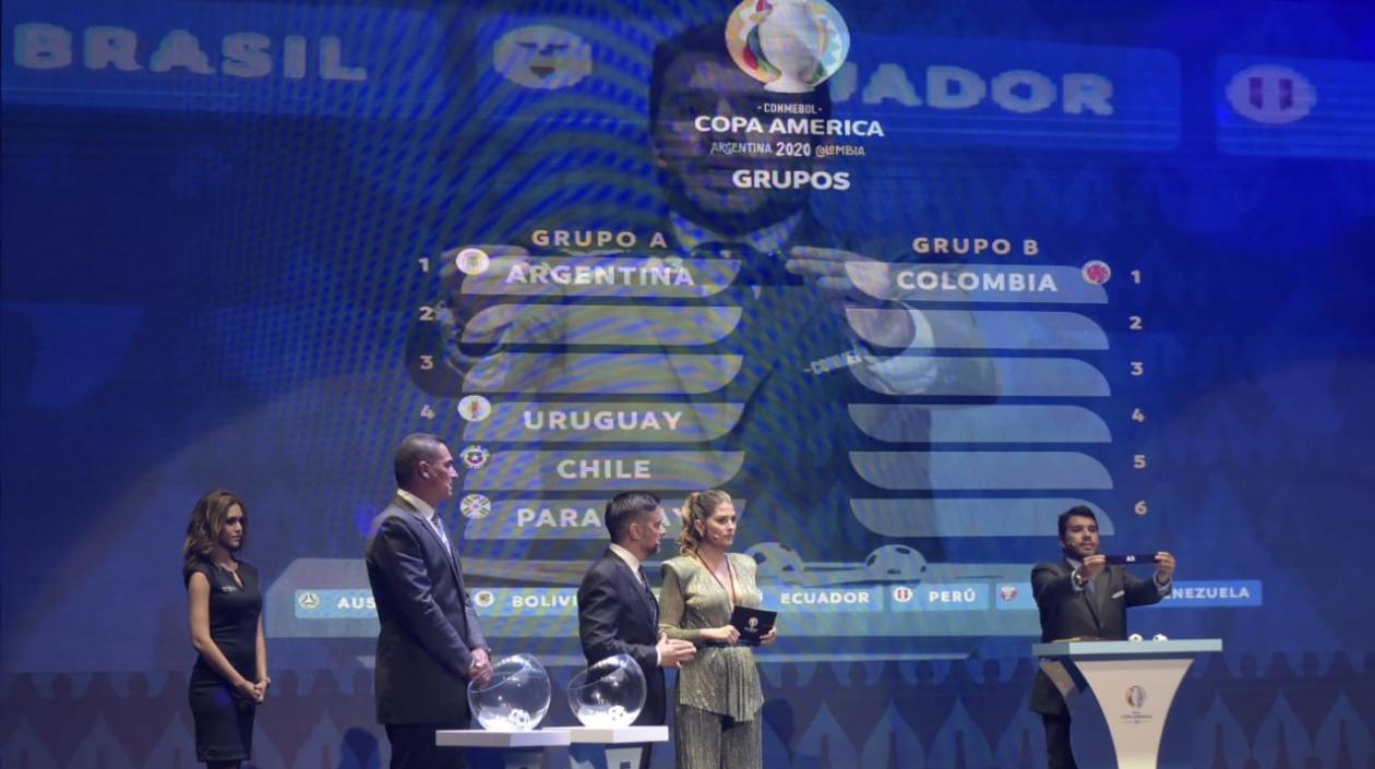 Sorteo de Copa América 2020