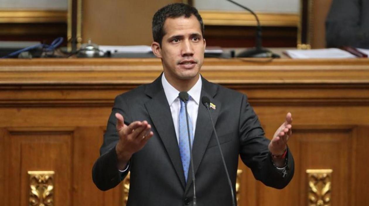 El líder del Parlamento, Juan Guaidó.