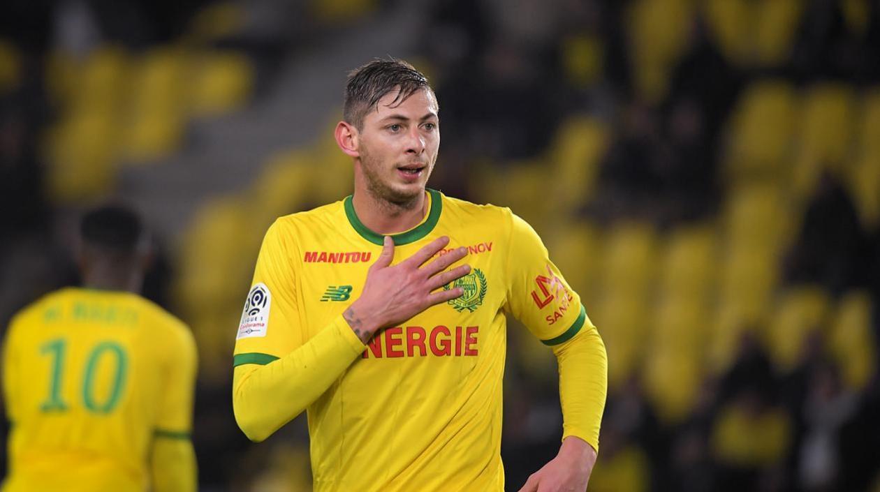 Emiliano Sala, delantero argentino. 