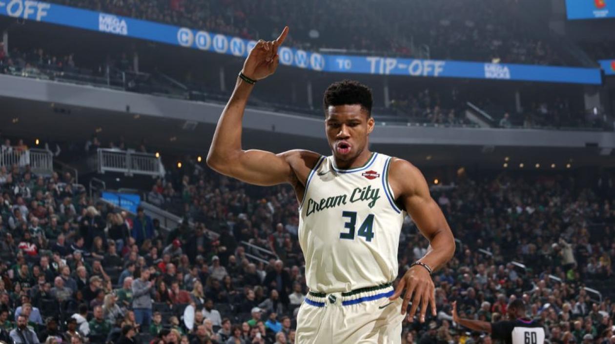 Giannis Antetokounmpo, jugador de Milwaukee. 