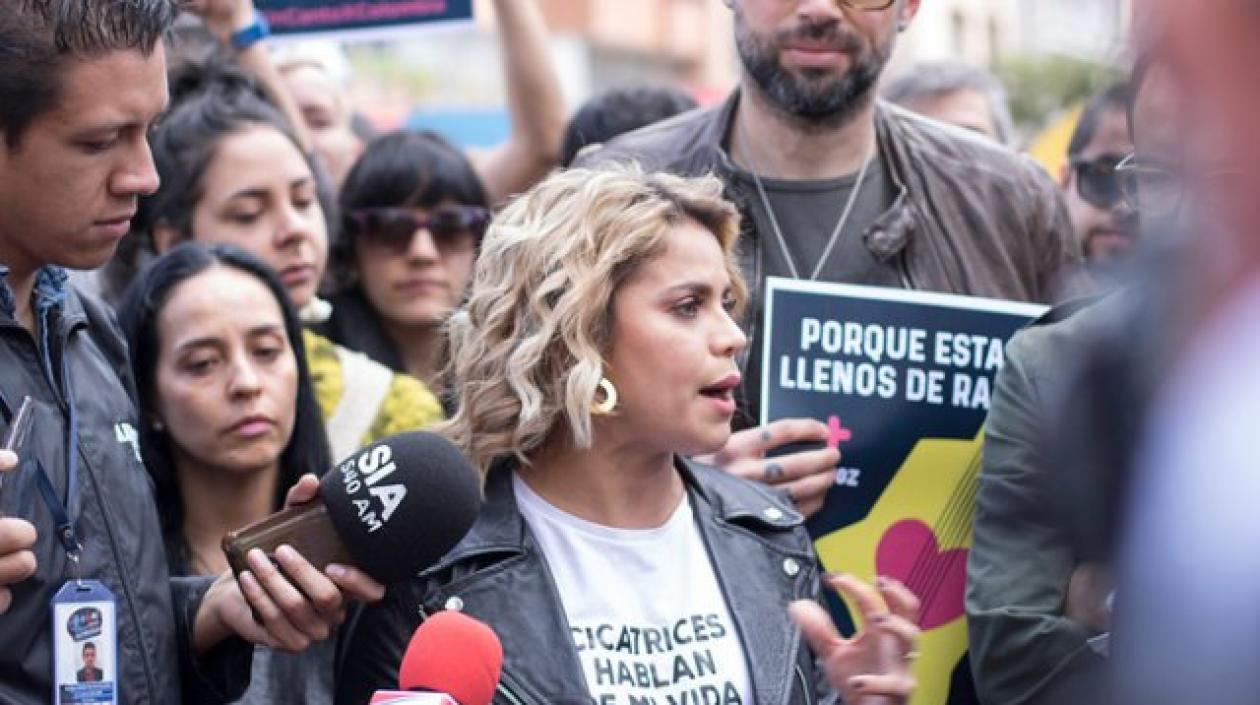 La cantante Adriana Lucía.