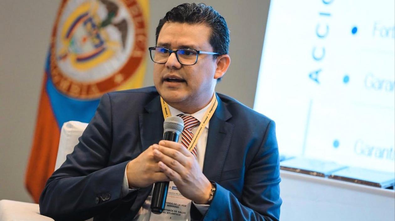 Armando De la Hoz, Secretario de Salud del Atlántico.