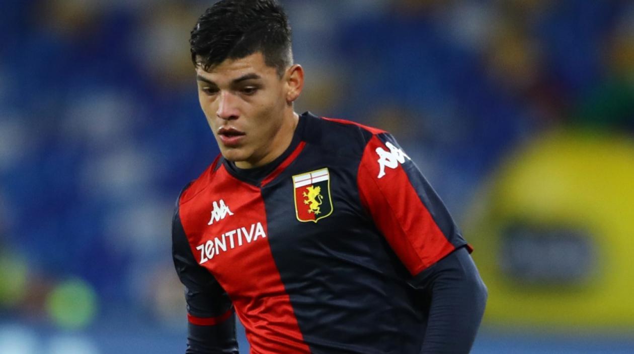 Kevin Agudelo, colombiano al servicio del Génova.
