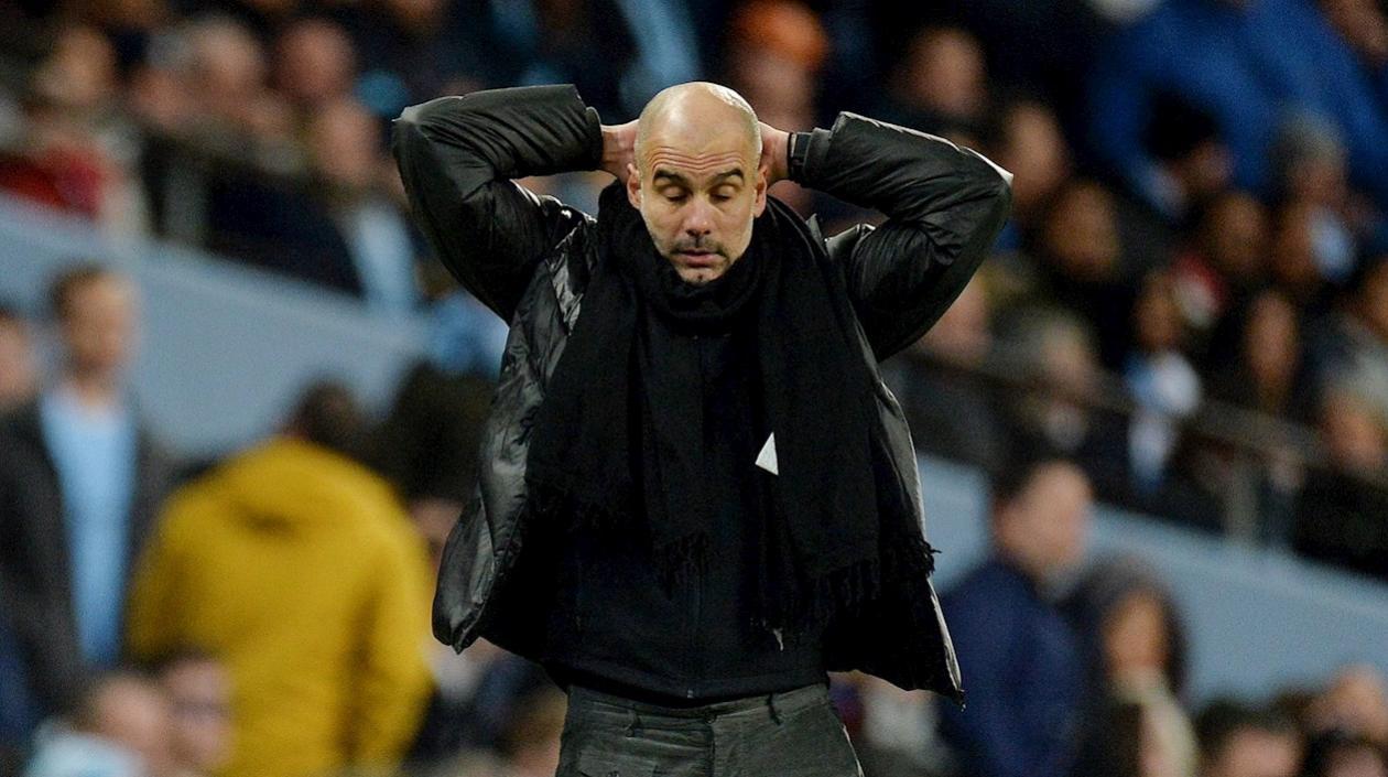 Pep Guardiola, técnico del Manchester City. 
