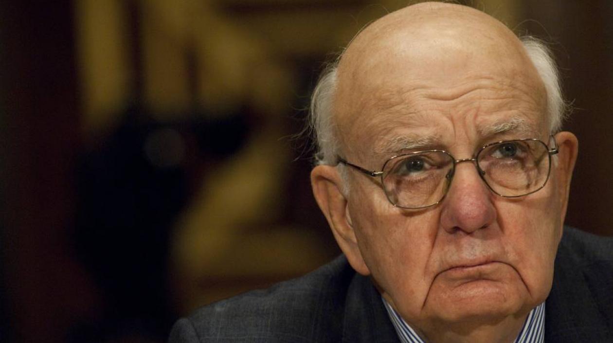 Paul Volcker, economista estadounidense fallecido.