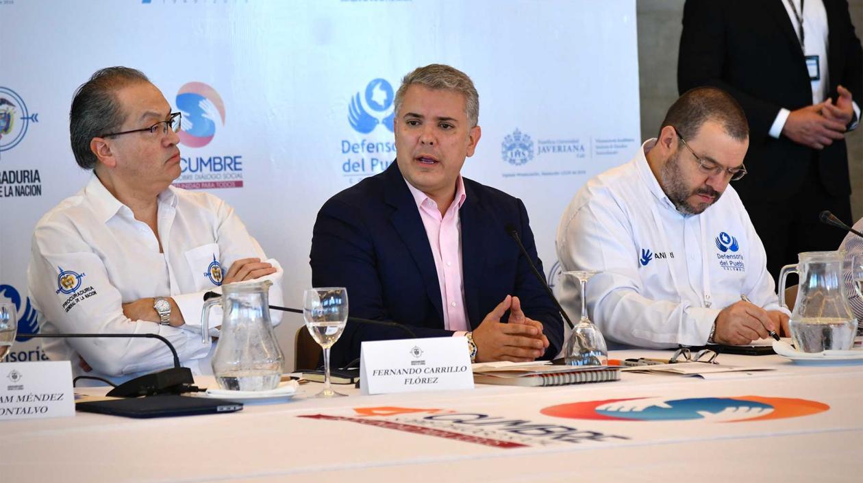 El Presidente de la República, Iván Duque.