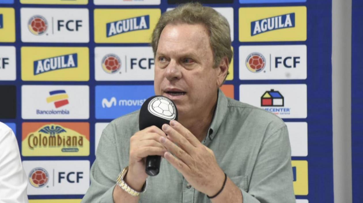 Ramón Jesurun, actual presidente de la Federación Colombiana de Fútbol. 