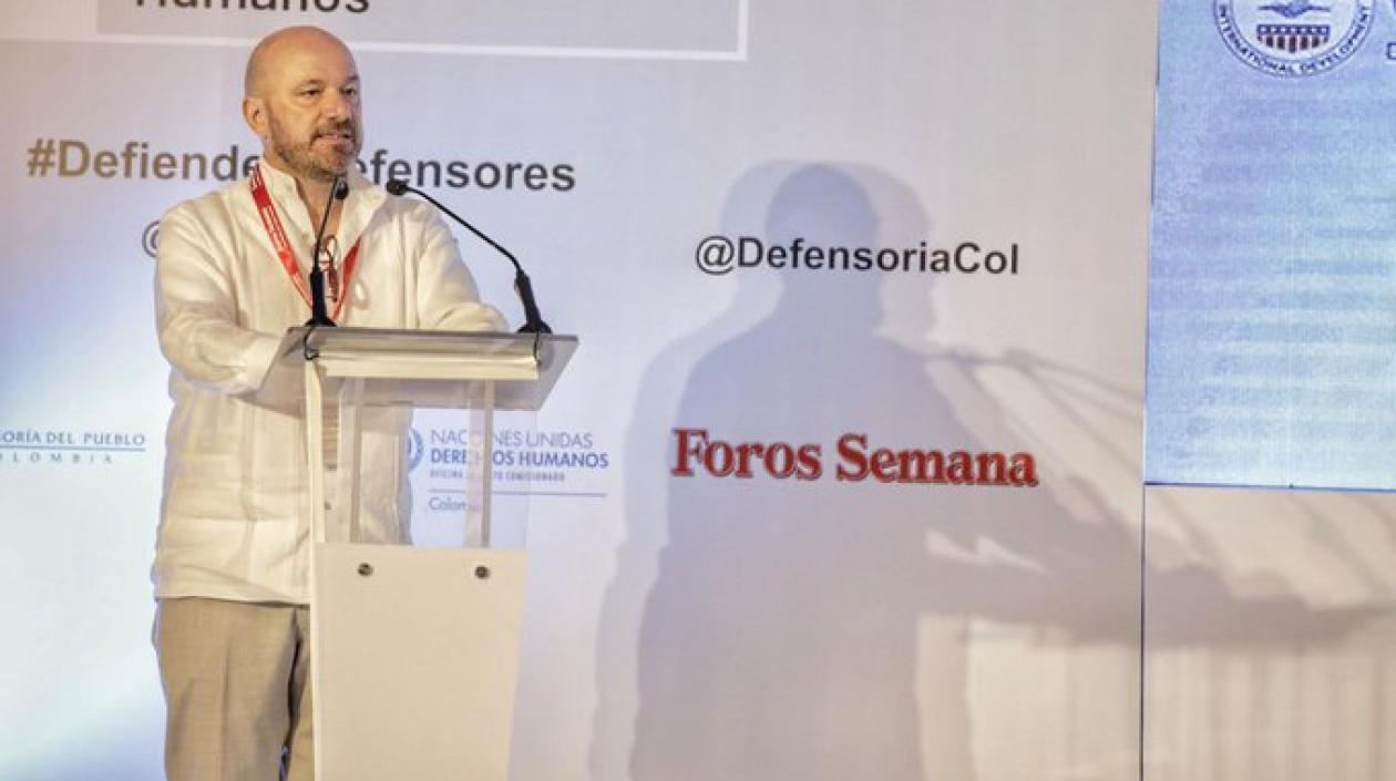 Alberto Brunori, representante de la ONU.