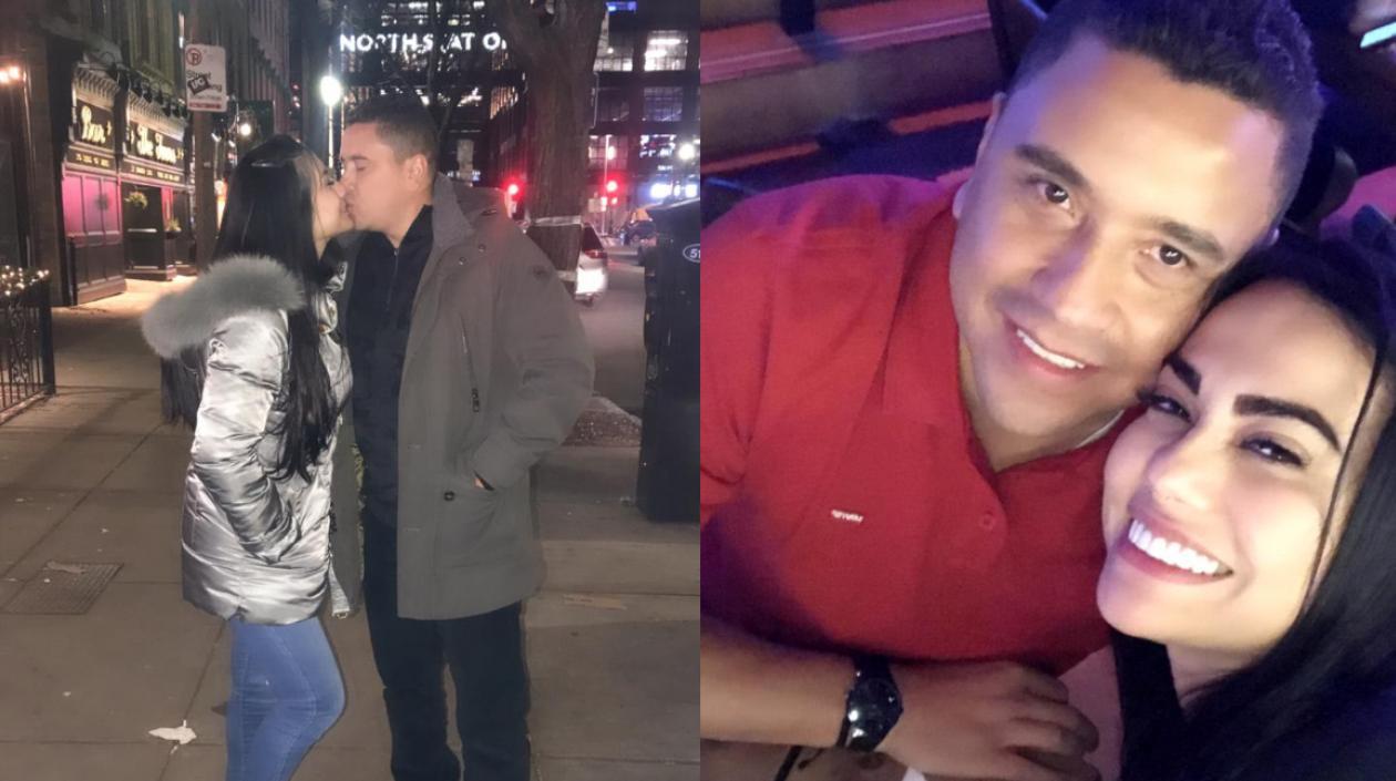 La psicóloga Haychelt Benitorevollo y el político Carlos Alberto Posada.