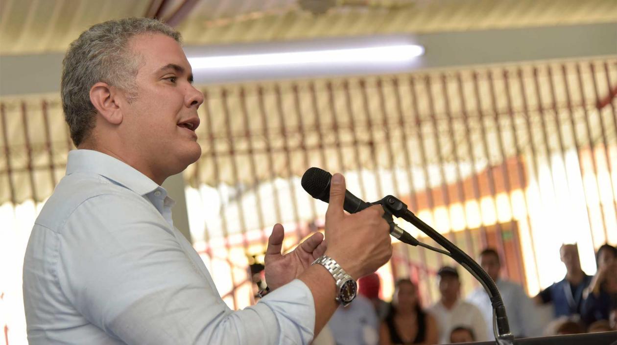 Iván Duque, presidente de Colombia.