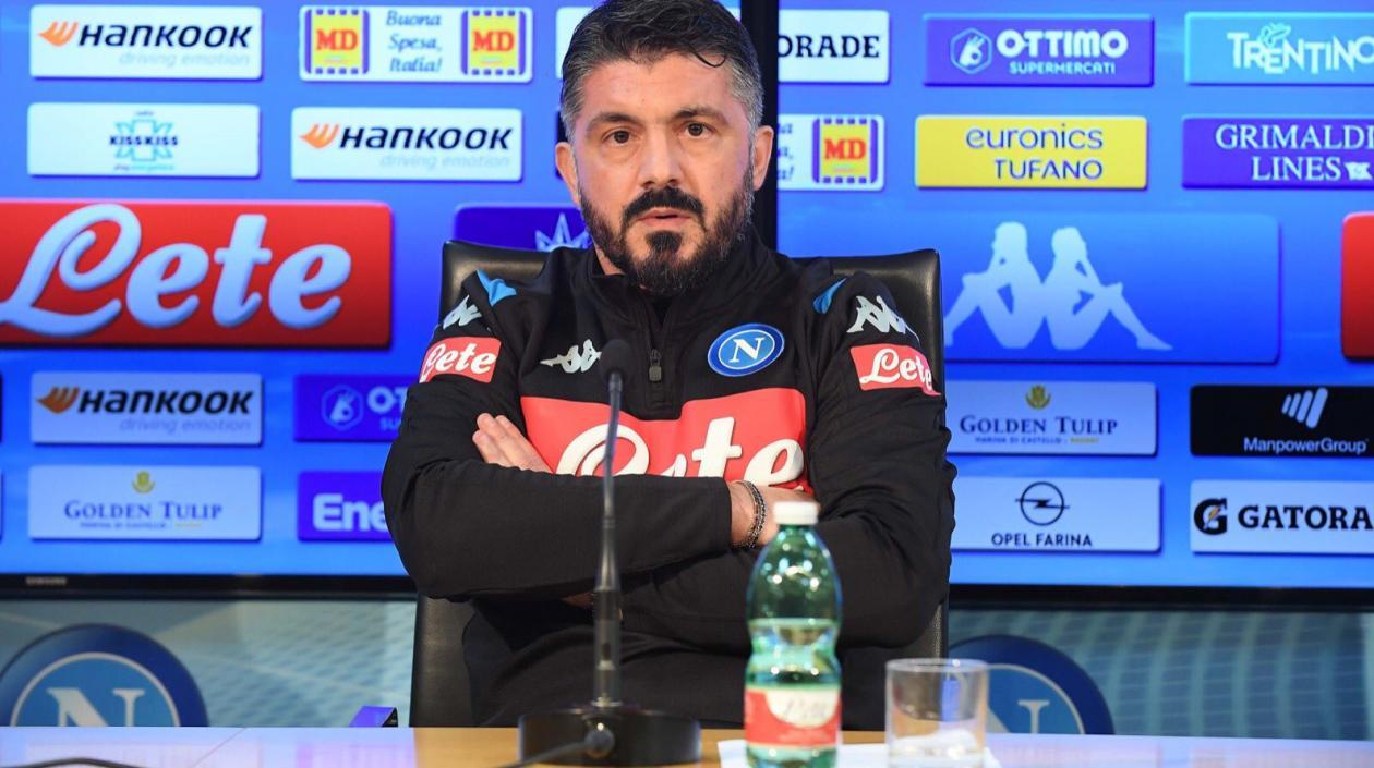 Gennaro Gattuso, nuevo DT del Nápoles. 