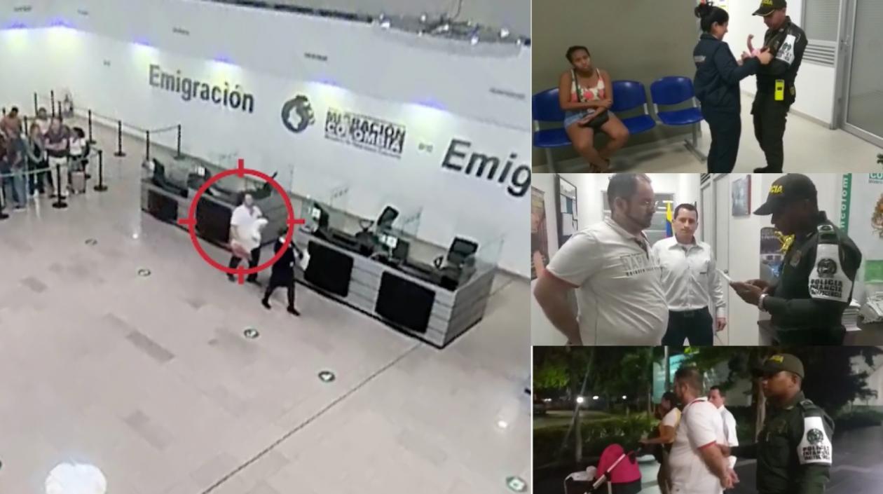 El ciudadano italiano intentó sacar al bebé de 18 día de nacido desde Cartagena.