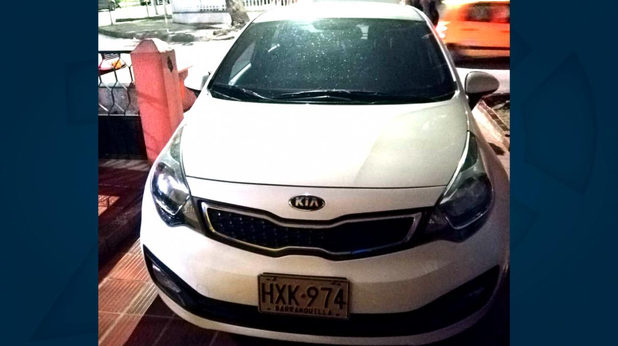 Este es el vehículo robado.