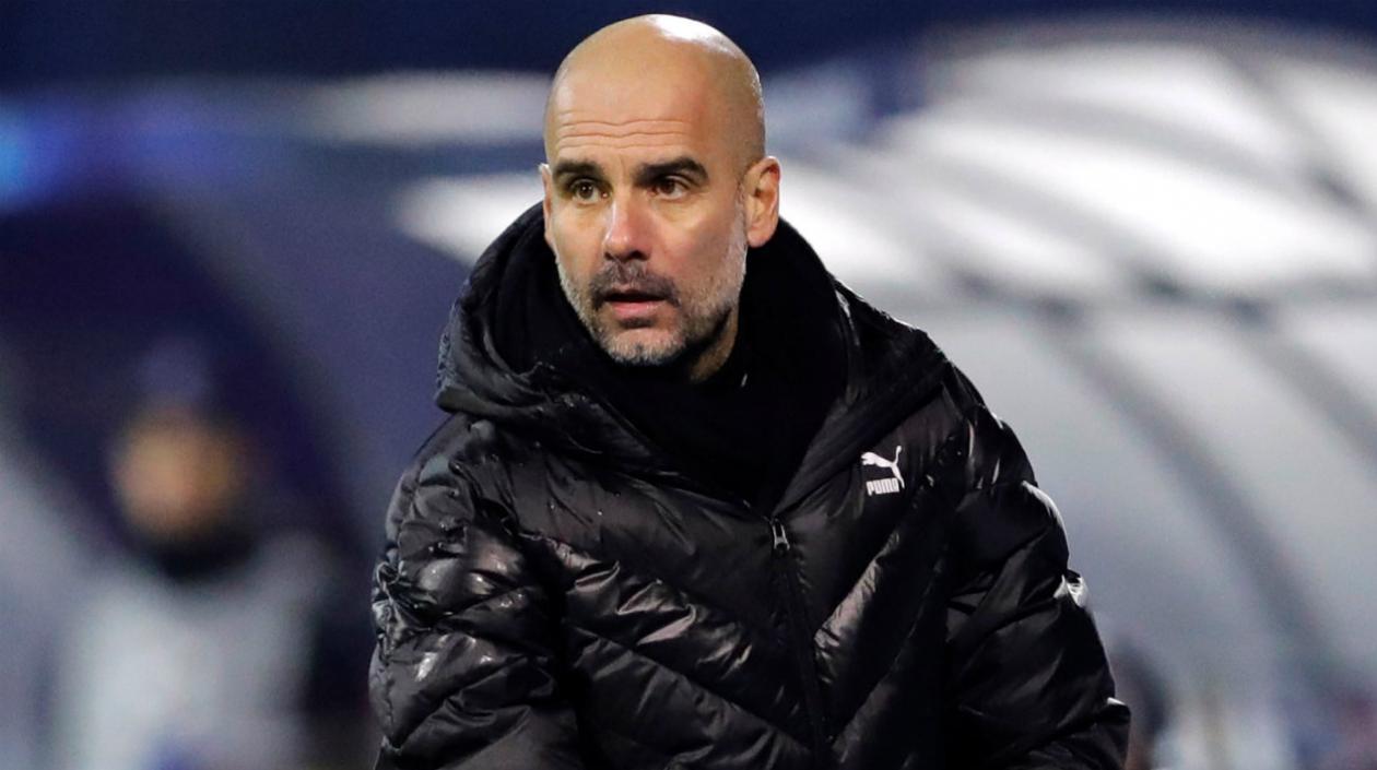 Pep Guardiola, técnico del Manchester City.