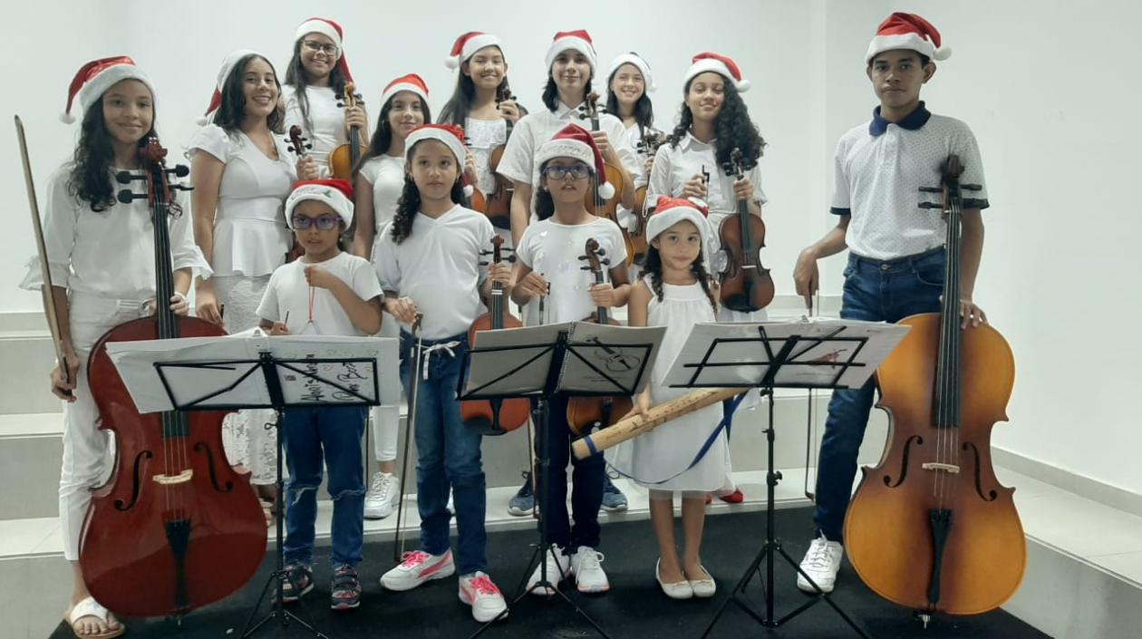 Semillero de cuerdas frotadas de la Facultad de Bellas Artes de la Universidad del Atlántico.